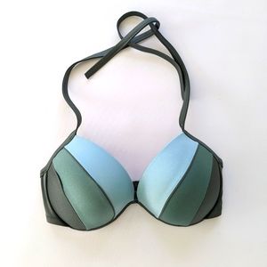 Shade & Shore Stripe Bikini Top - 36DD